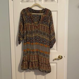 Tolani drop waist dress Size L